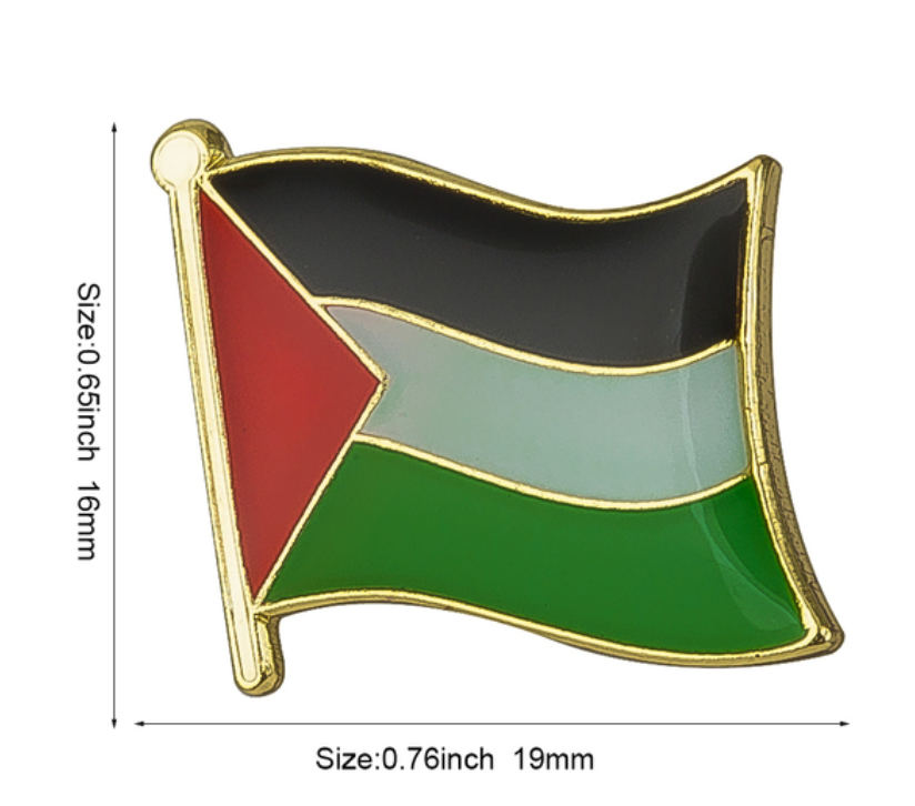 Palestine Flag Enamel Pin